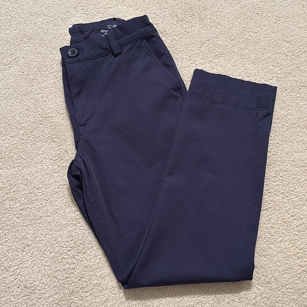 Vineyard vines, boy, size 10 performance  pant with adjustable waistband